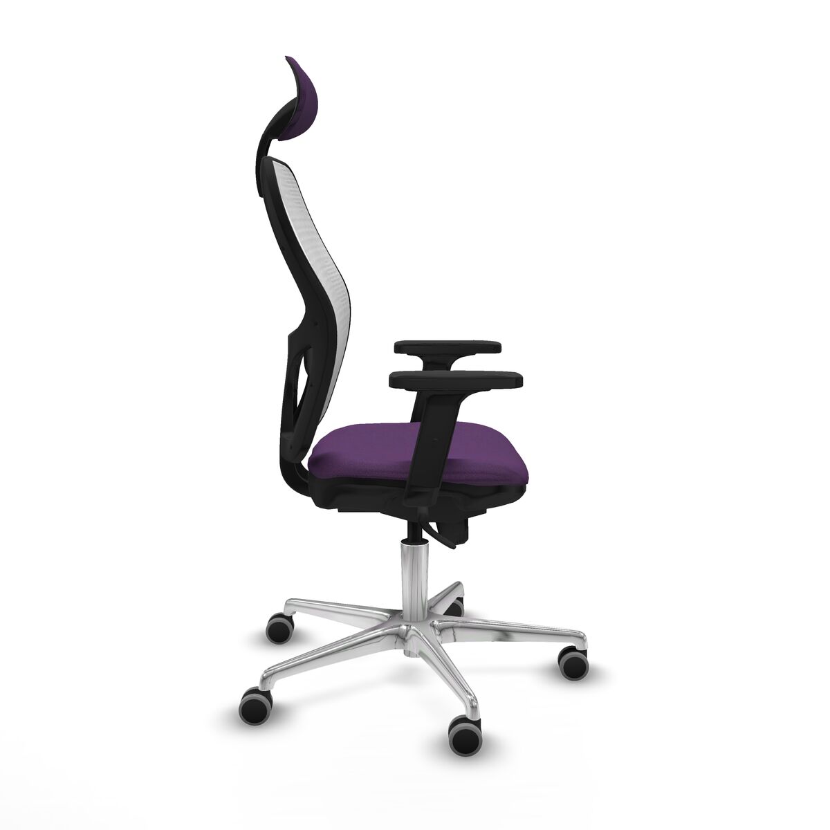 Silla de Oficina con Cabecero Piqueras y Crespo 2D086G1 Morado