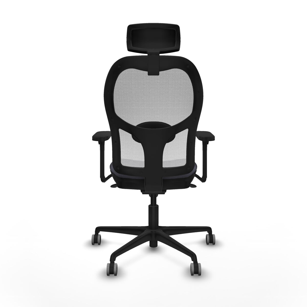 Silla de Oficina con Cabecero Piqueras y Crespo 3D036G2 Gris oscuro