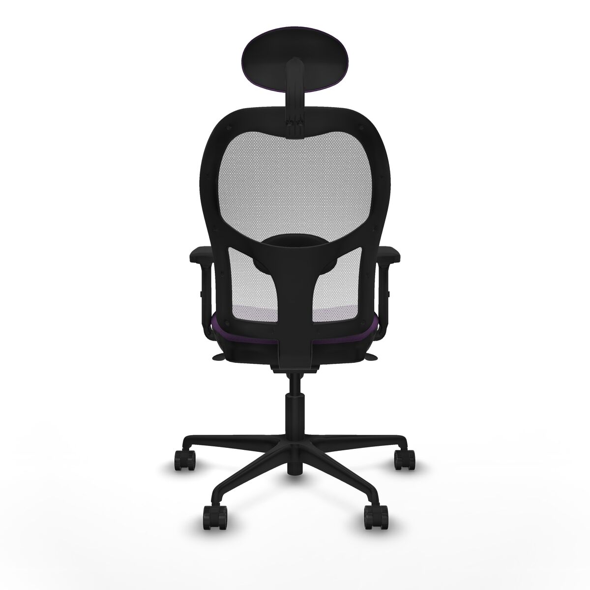 Silla de Oficina con Cabecero Piqueras y Crespo 2D036N1 Morado