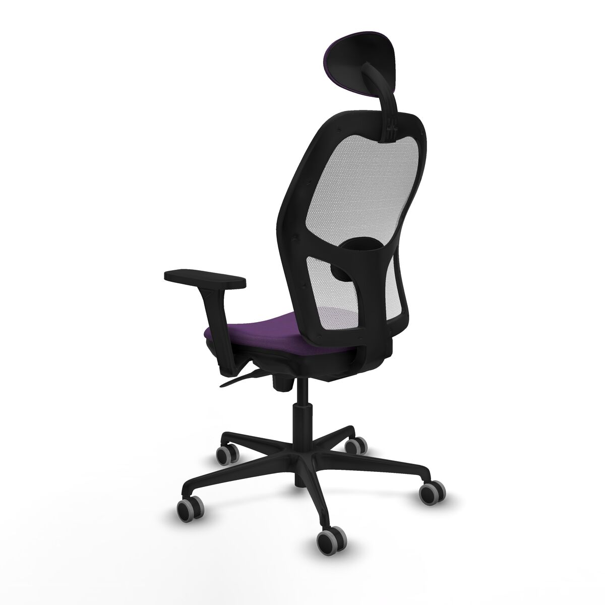 Silla de Oficina con Cabecero Piqueras y Crespo 3D036G1 Morado