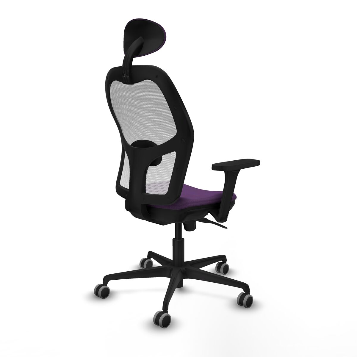 Silla de Oficina con Cabecero Piqueras y Crespo 3D036G1 Morado