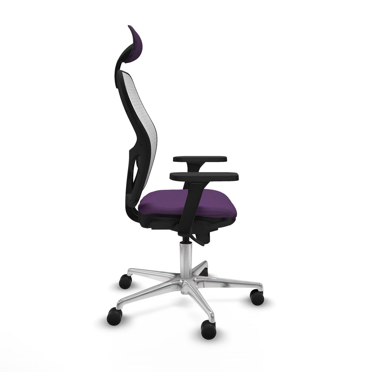 Silla de Oficina con Cabecero Piqueras y Crespo 3D086N1 Morado