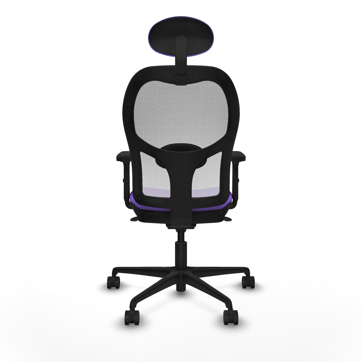 Silla de Oficina con Cabecero Piqueras y Crespo 2D036N1 Lila