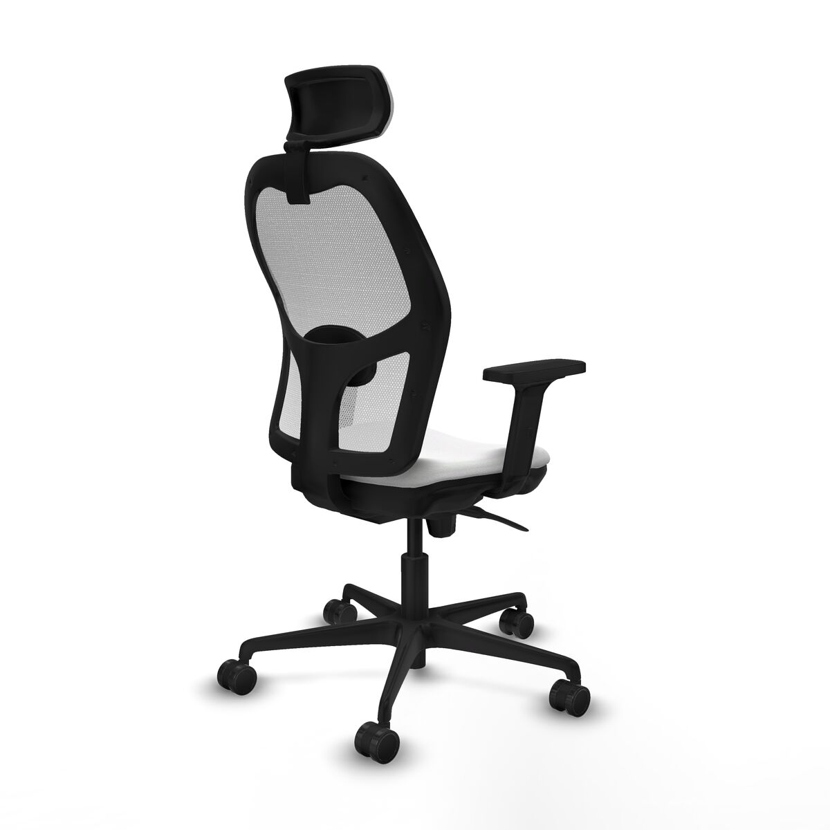 Silla de Oficina con Cabecero Piqueras y Crespo 2D036N2 Blanco