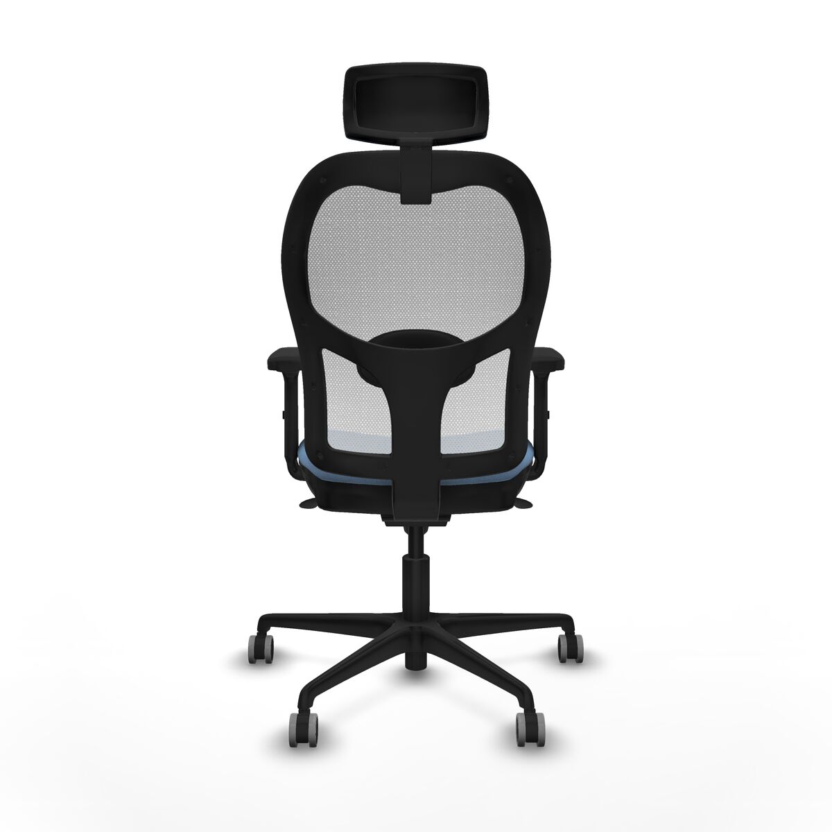 Silla de Oficina con Cabecero Piqueras y Crespo 2D036G2 Azul cielo