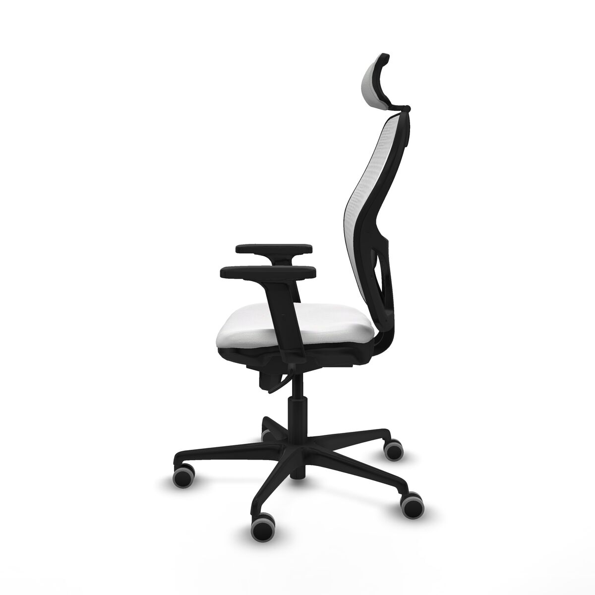 Silla de Oficina con Cabecero Piqueras y Crespo 2D036G2 Blanco