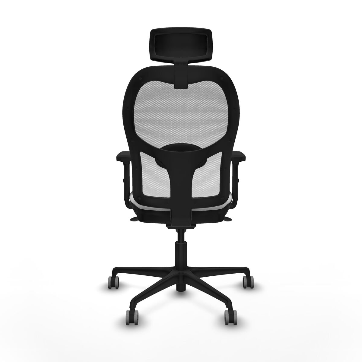 Silla de Oficina con Cabecero Piqueras y Crespo 2D036G2 Blanco