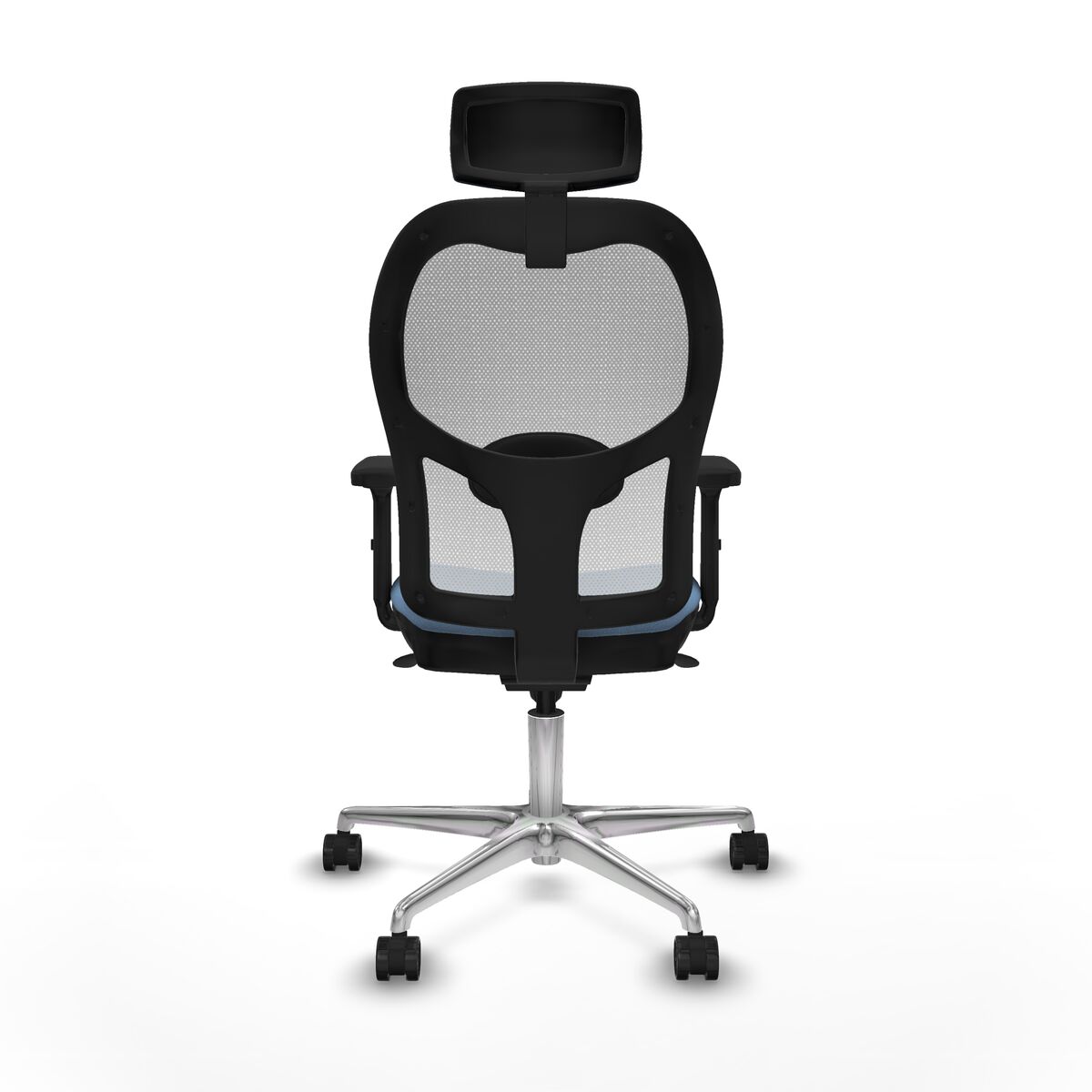 Silla de Oficina con Cabecero Piqueras y Crespo 2D086N2 Azul cielo