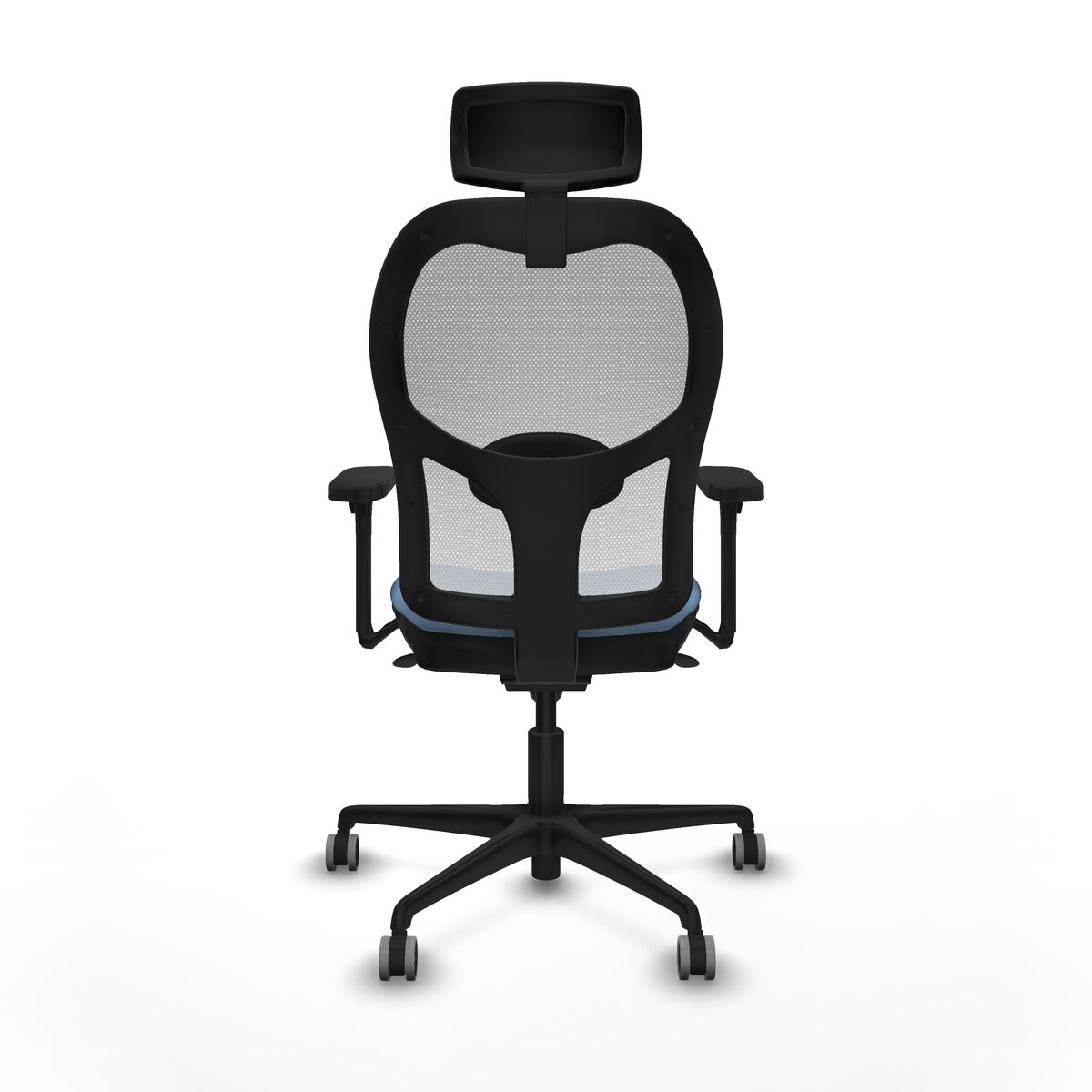 Silla de Oficina con Cabecero Piqueras y Crespo 3D036G2 Azul cielo