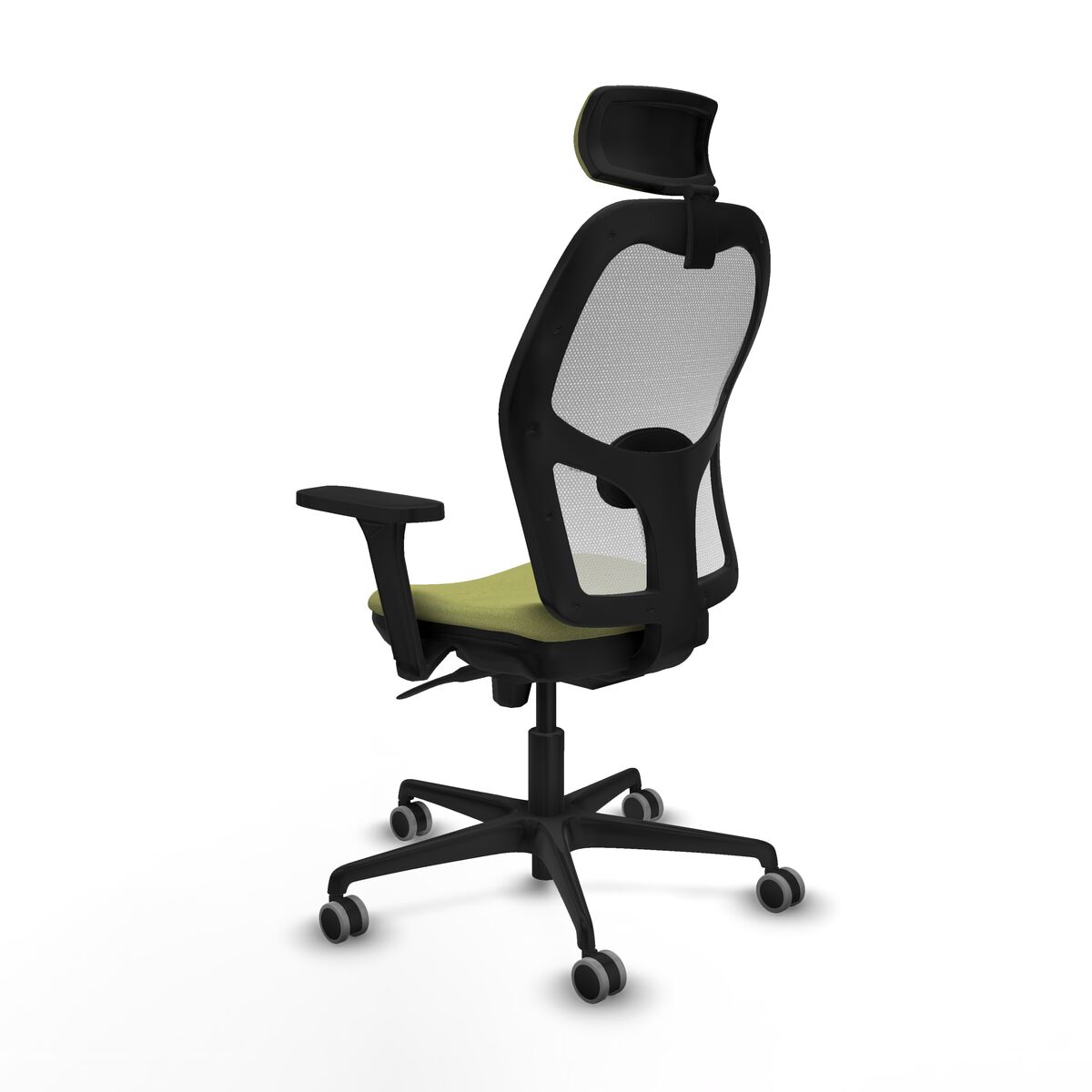 Silla de Oficina con Cabecero Piqueras y Crespo 3D036G2 Verde