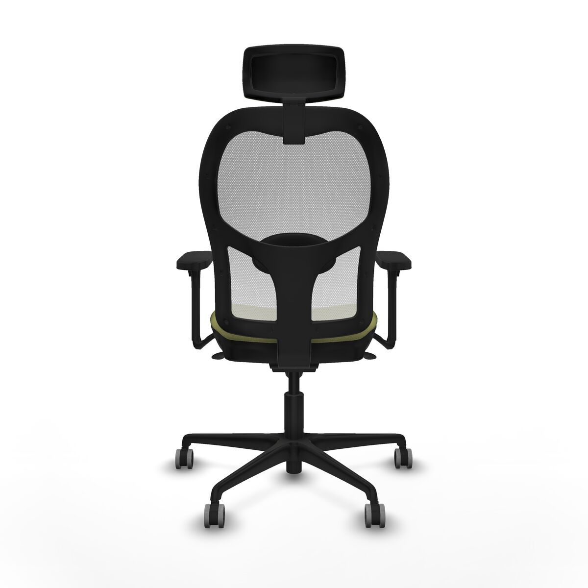 Silla de Oficina con Cabecero Piqueras y Crespo 3D036G2 Verde