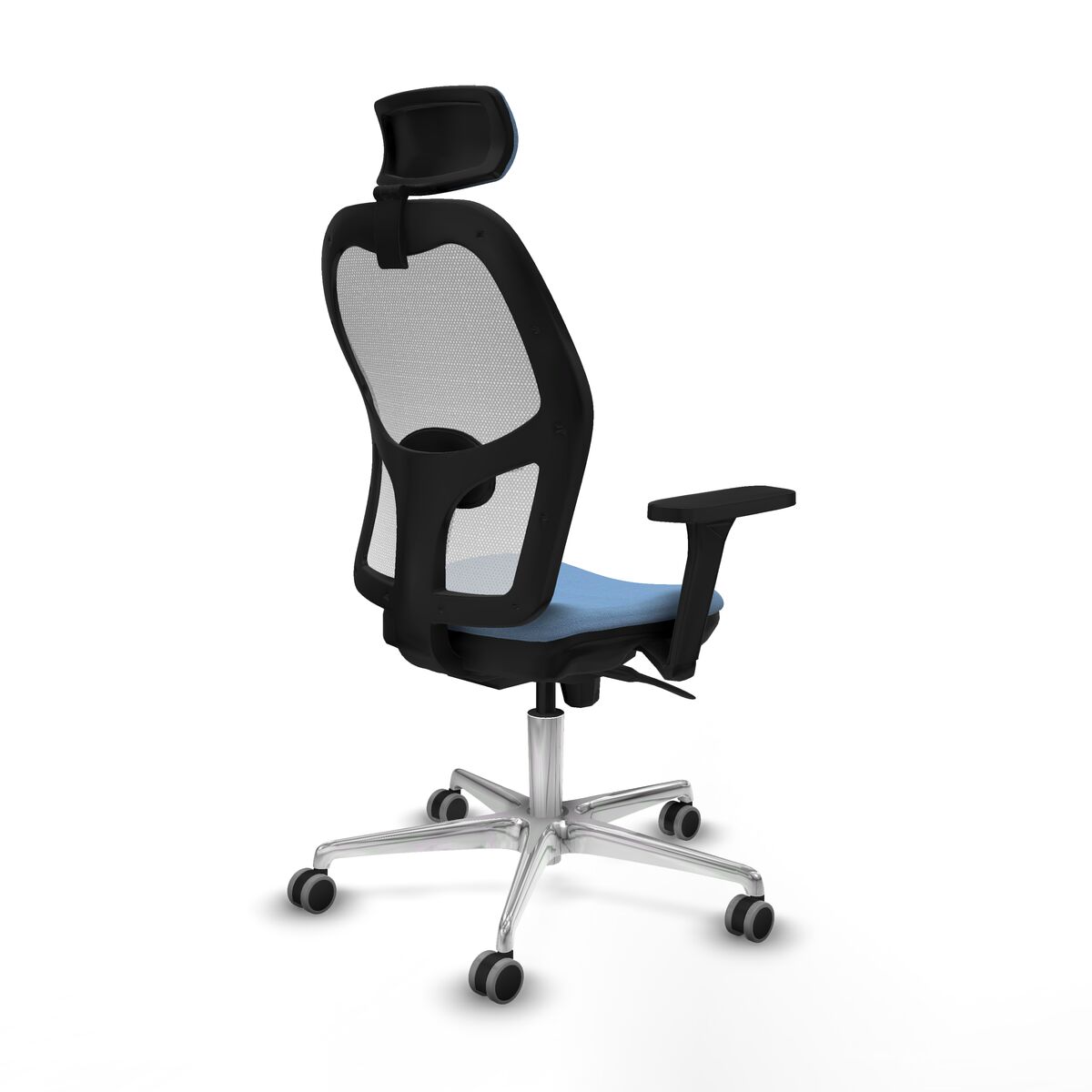 Silla de Oficina con Cabecero Piqueras y Crespo 3D086G2 Azul cielo
