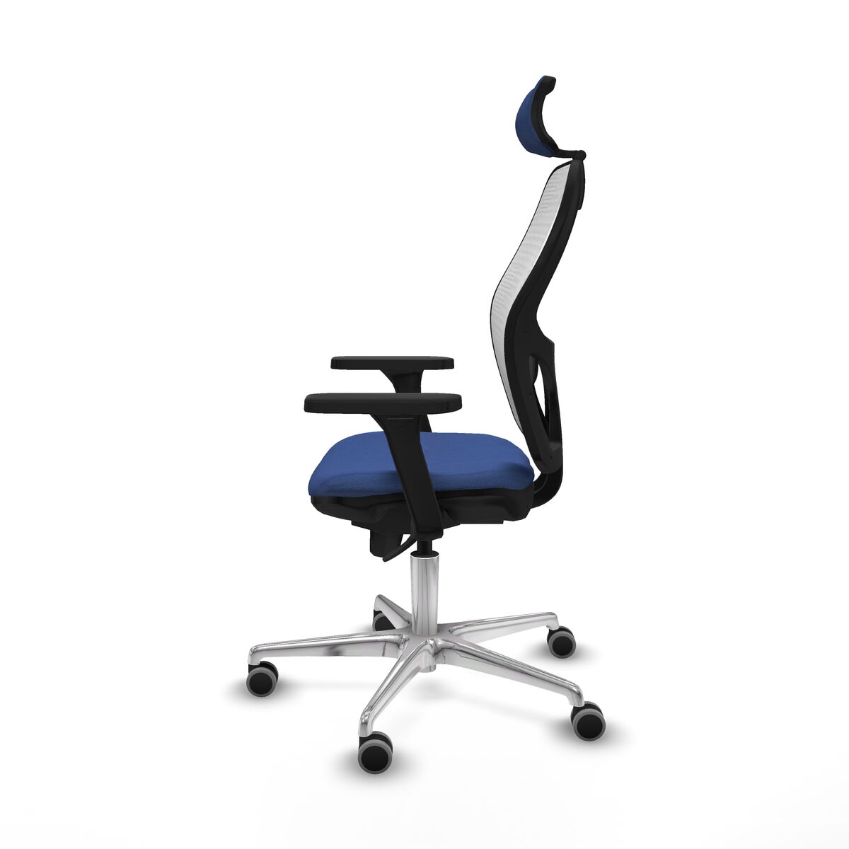 Silla de Oficina con Cabecero Piqueras y Crespo 3D086G2 Azul marino
