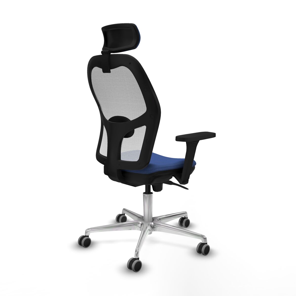 Silla de Oficina con Cabecero Piqueras y Crespo 3D086G2 Azul marino