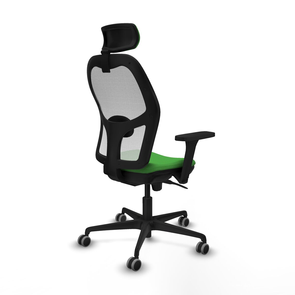 Silla de Oficina con Cabecero Piqueras y Crespo 3D036G2 Verde