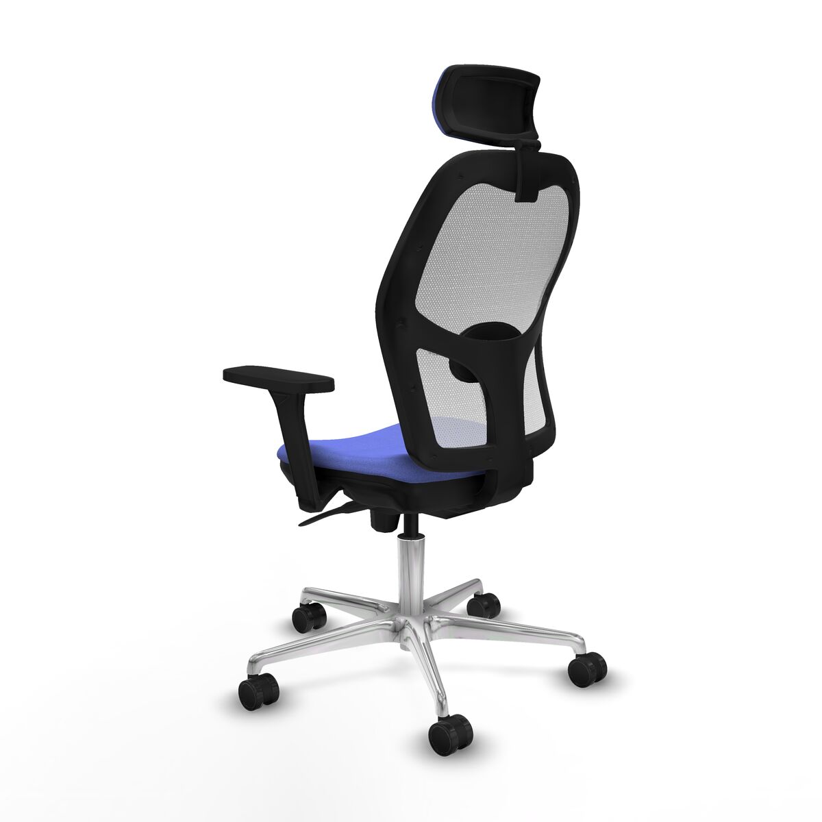 Silla de Oficina con Cabecero Piqueras y Crespo 3D086N2 Azul claro