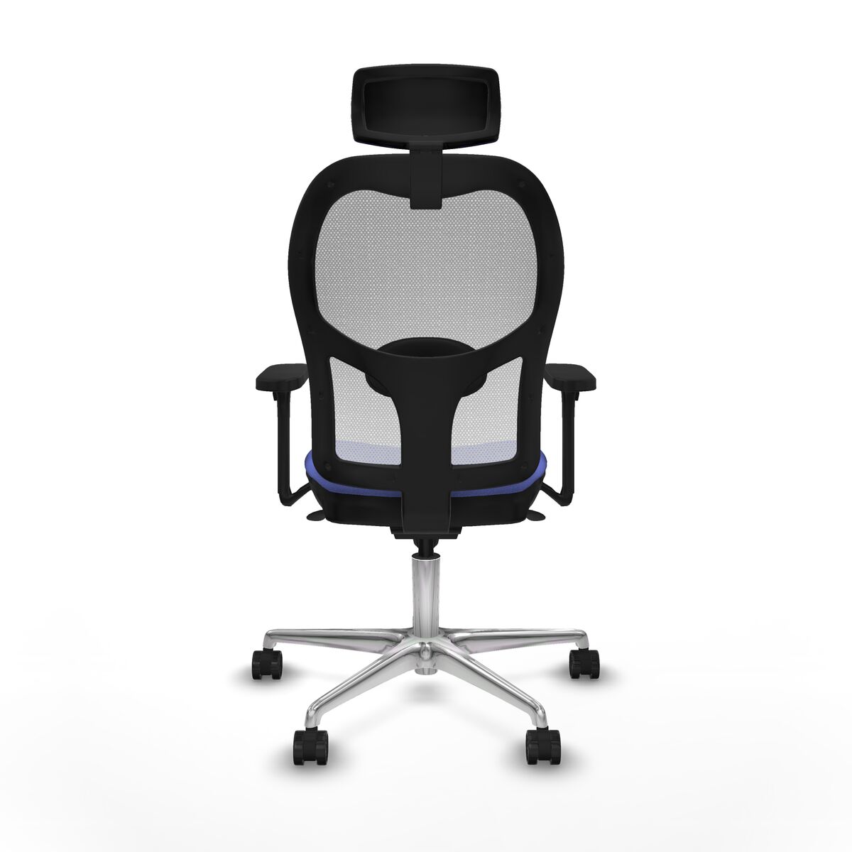 Silla de Oficina con Cabecero Piqueras y Crespo 3D086N2 Azul claro