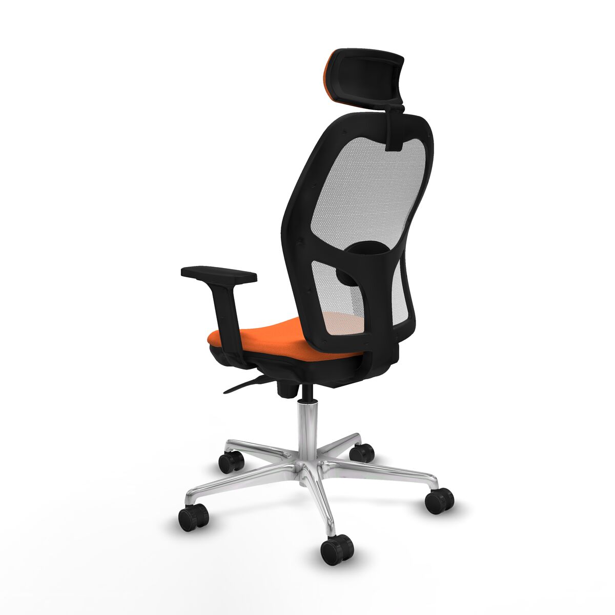 Silla de Oficina con Cabecero Piqueras y Crespo 2D086N2 Naranja