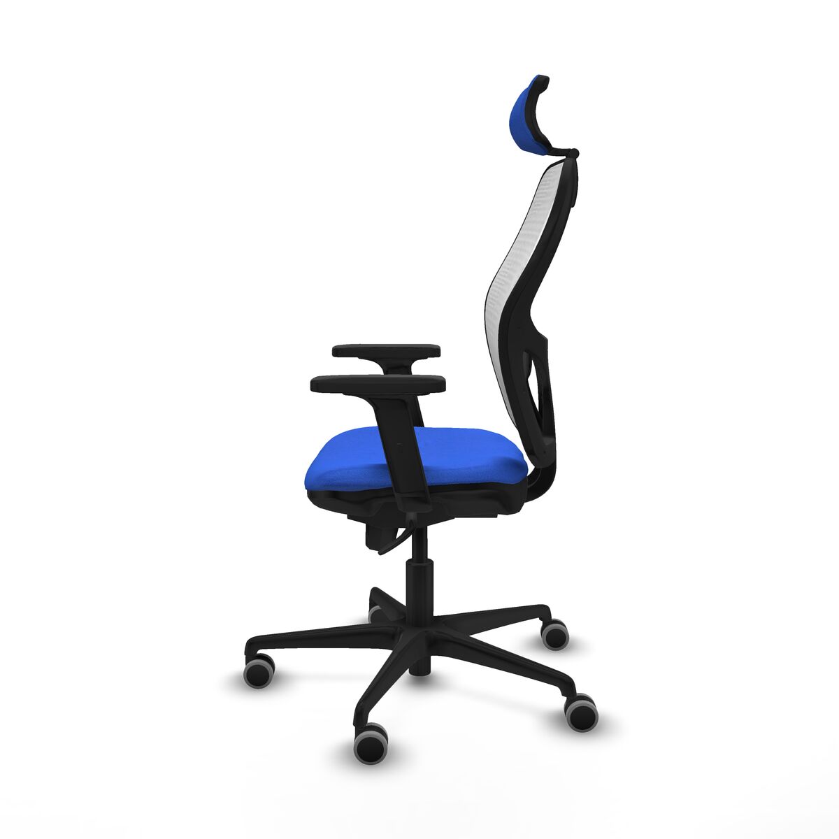 Silla de Oficina con Cabecero Piqueras y Crespo 2D036G2 Azul