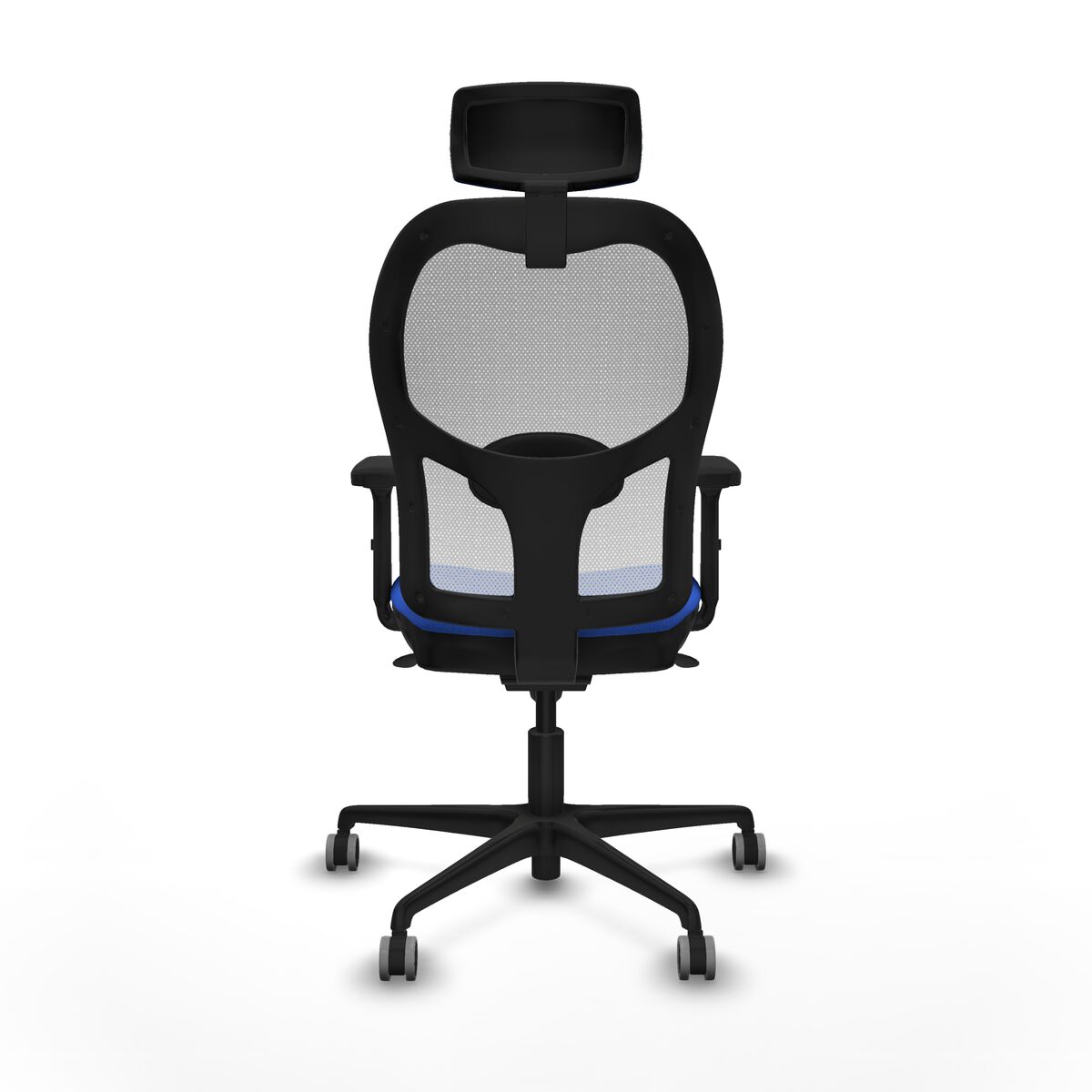 Silla de Oficina con Cabecero Piqueras y Crespo 2D036G2 Azul