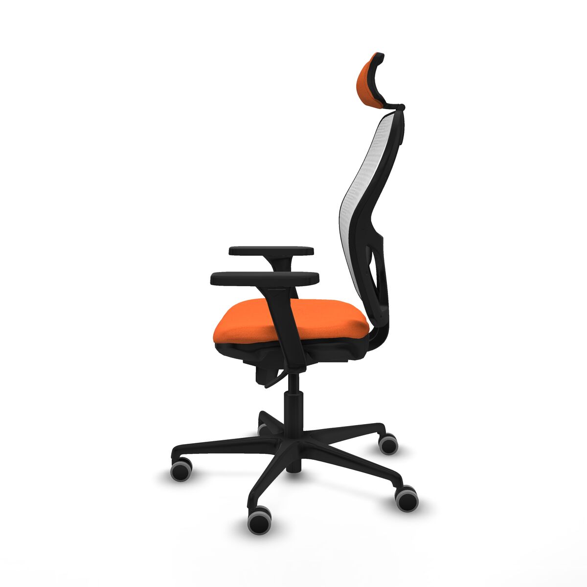 Silla de Oficina con Cabecero Piqueras y Crespo 3D036G2 Naranja