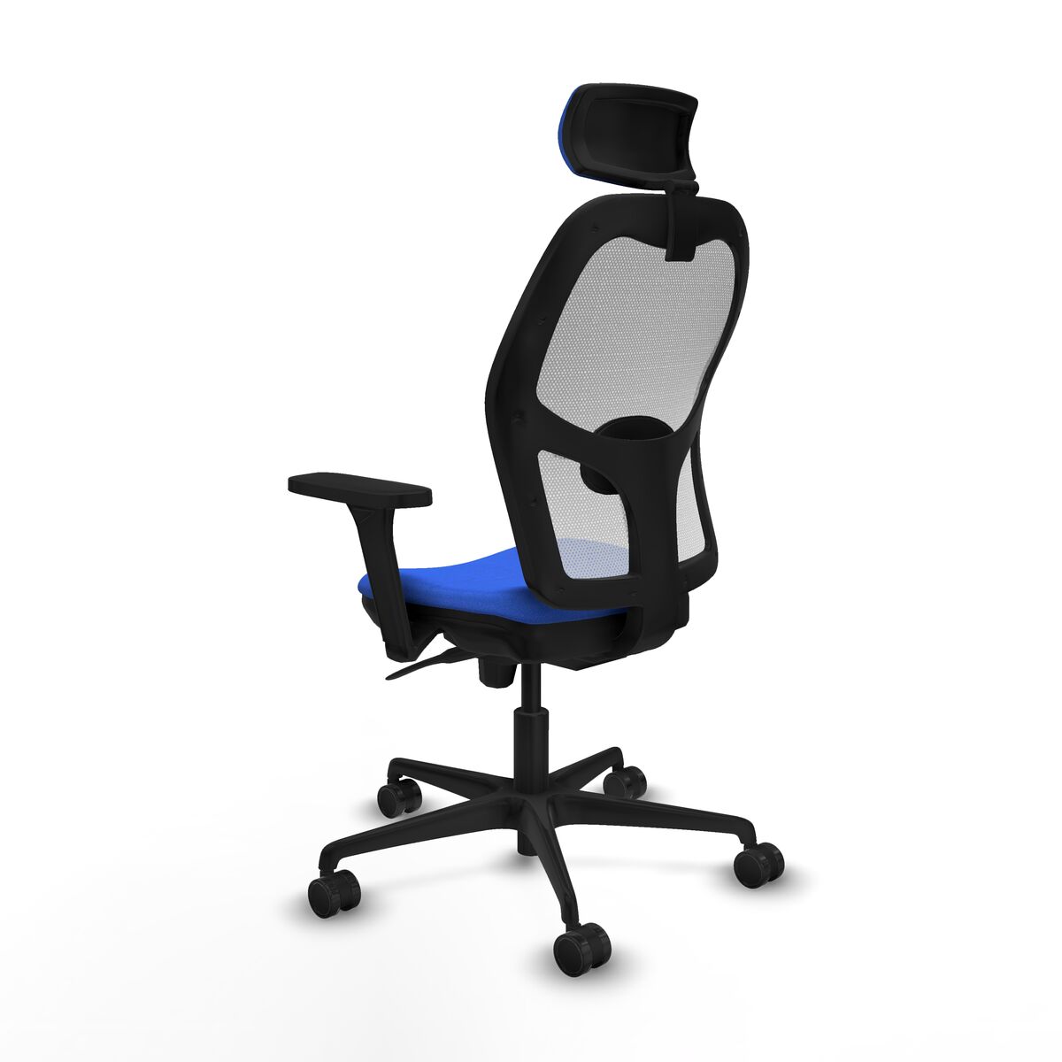 Silla de Oficina con Cabecero Piqueras y Crespo 3D036N2 Azul