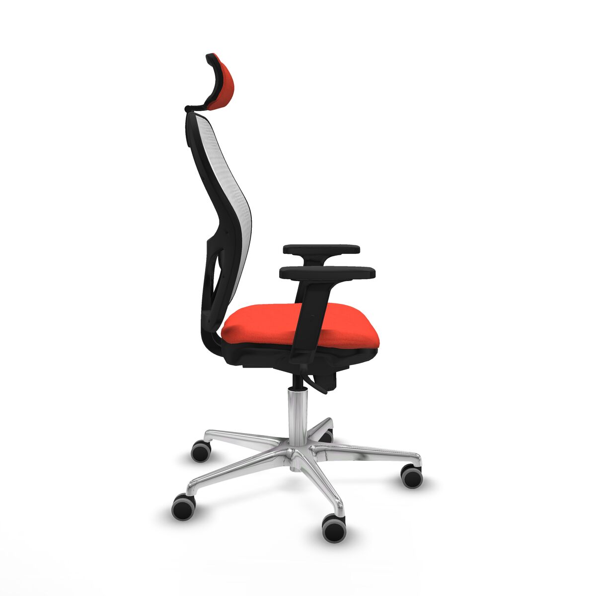 Silla de Oficina con Cabecero Piqueras y Crespo 2D086G2 Naranja Oscuro