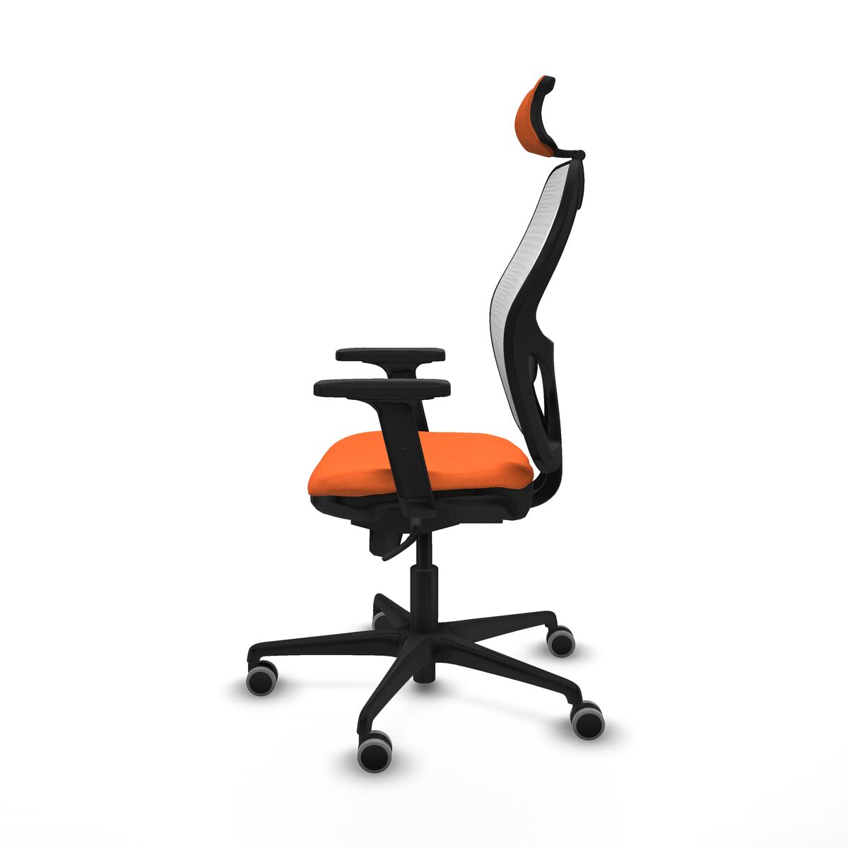 Silla de Oficina con Cabecero Piqueras y Crespo 2D036G2 Naranja