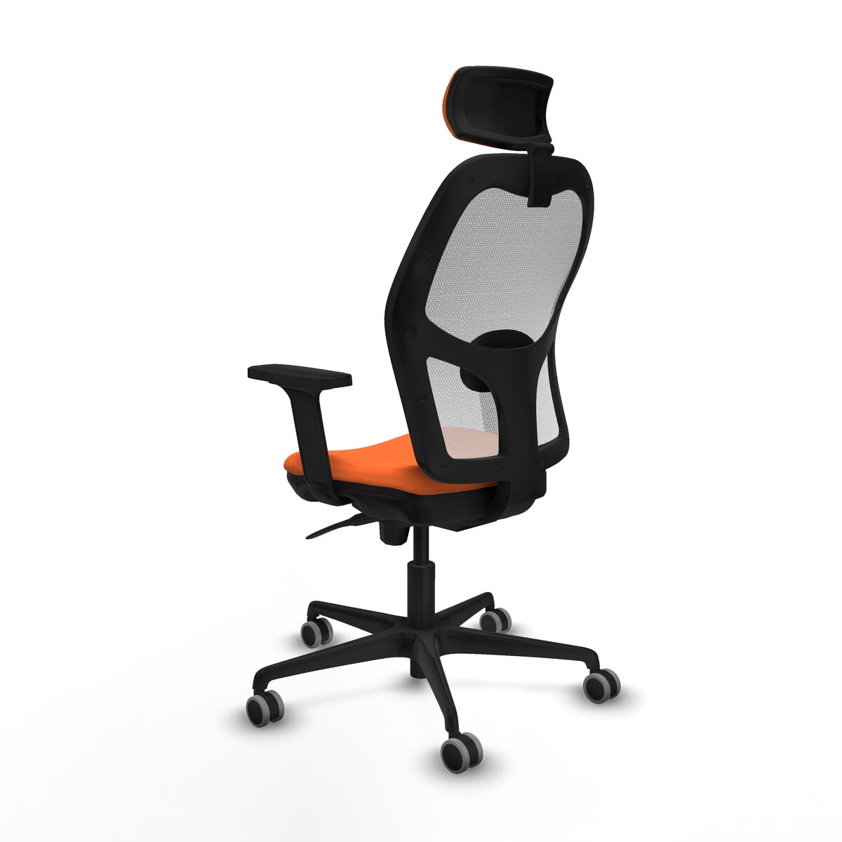 Silla de Oficina con Cabecero Piqueras y Crespo 2D036G2 Naranja