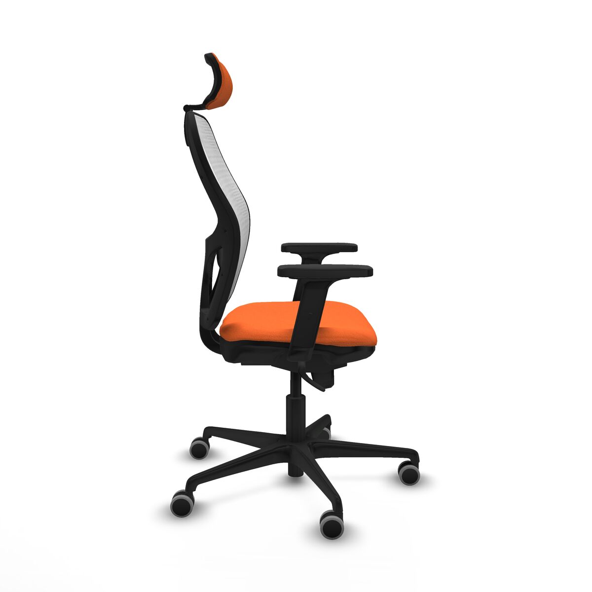 Silla de Oficina con Cabecero Piqueras y Crespo 2D036G2 Naranja