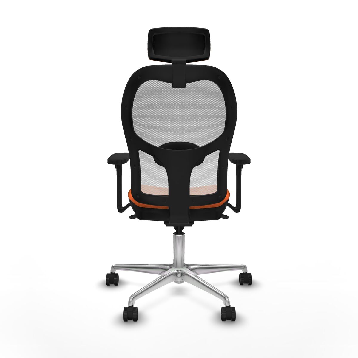 Silla de Oficina con Cabecero Piqueras y Crespo 3D086N2 Naranja