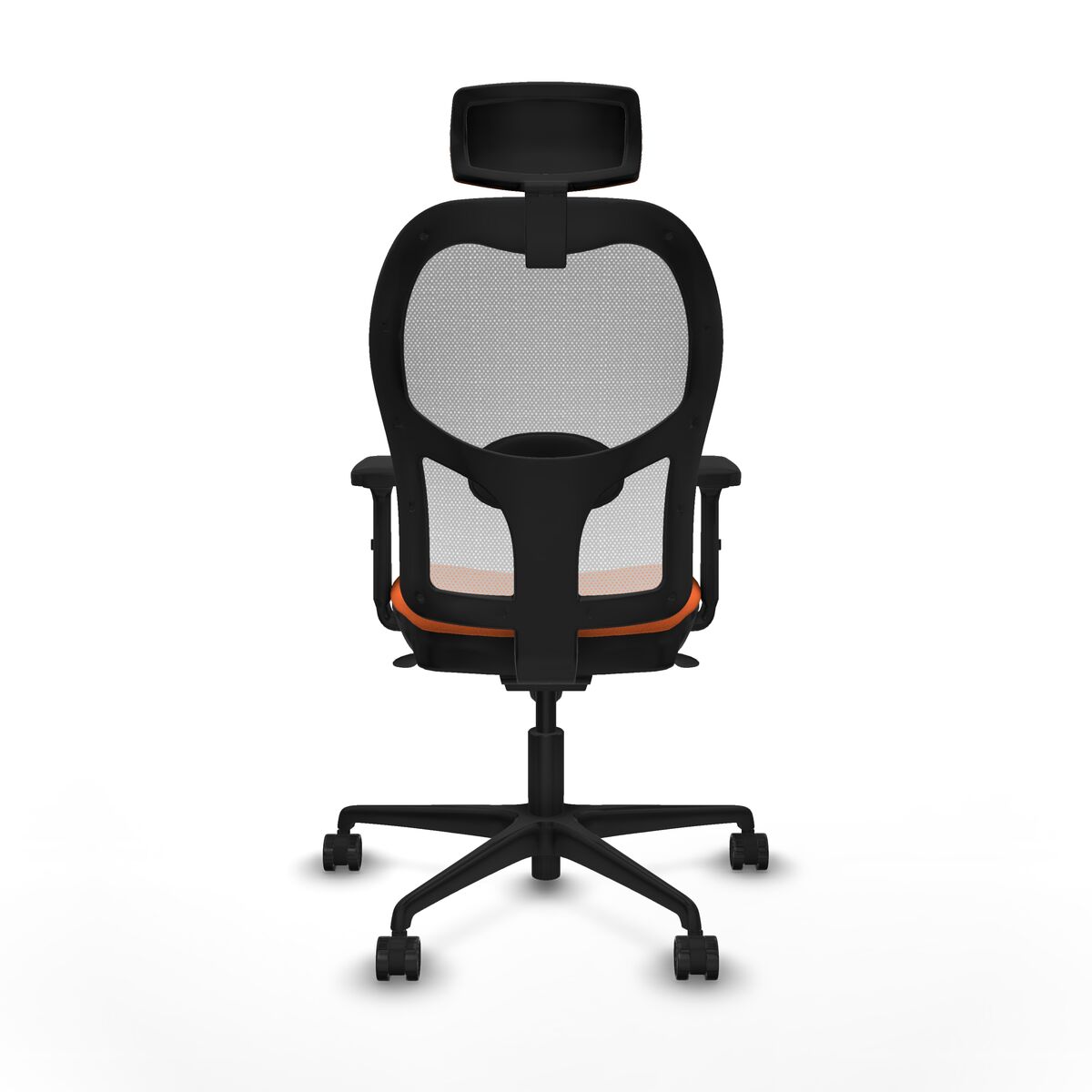 Silla de Oficina con Cabecero Piqueras y Crespo 2D036N2 Naranja