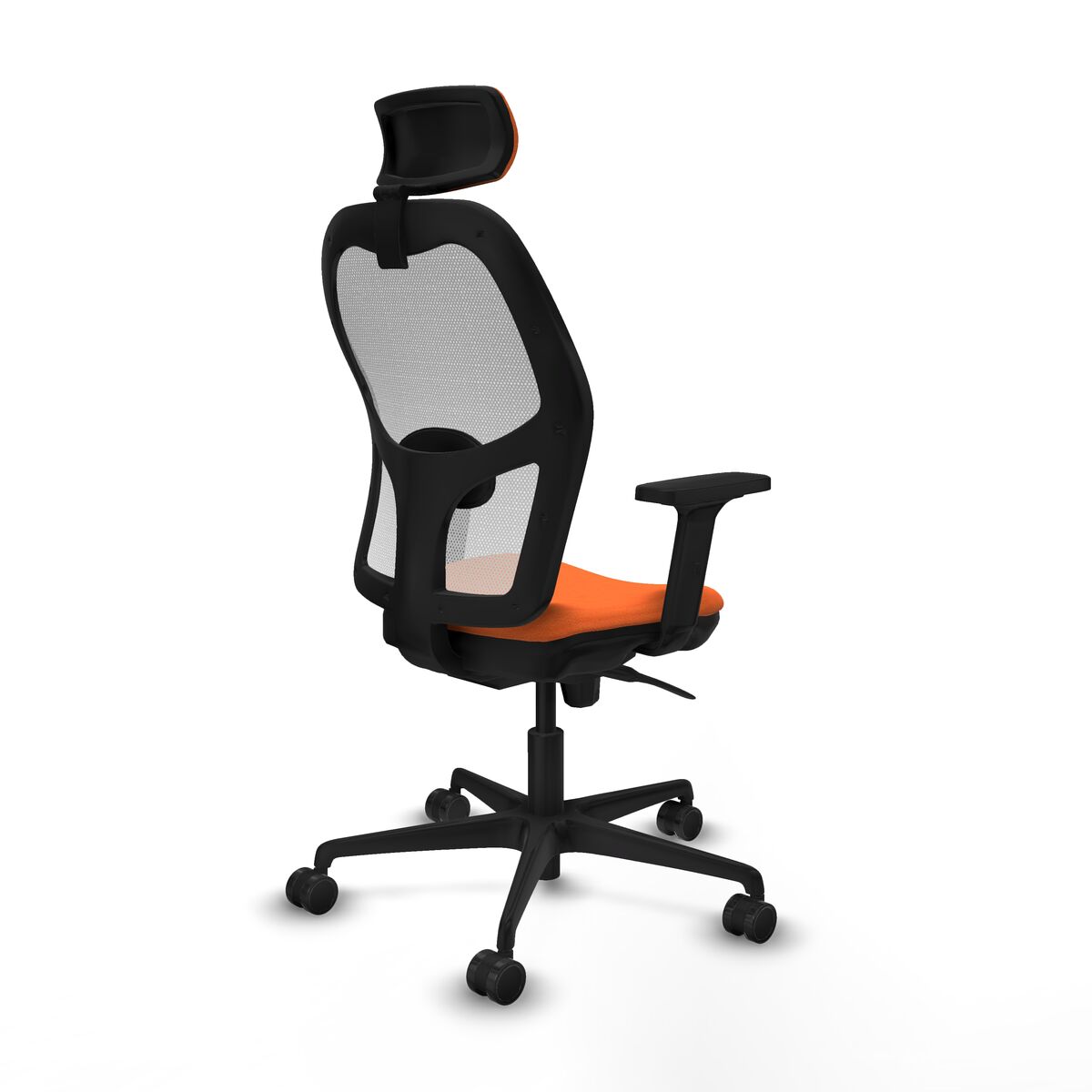 Silla de Oficina con Cabecero Piqueras y Crespo 2D036N2 Naranja