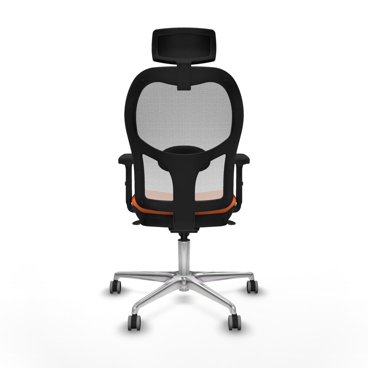 Silla de Oficina con Cabecero Piqueras y Crespo 2D086G2 Naranja