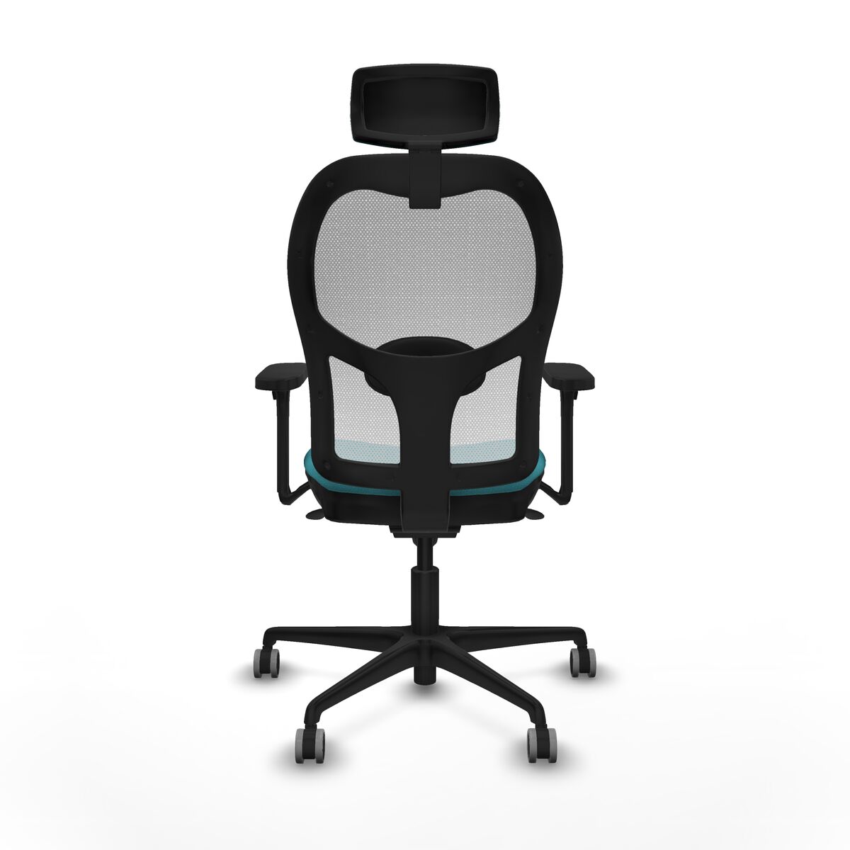 Silla de Oficina con Cabecero Piqueras y Crespo 3D036G2 Turquesa