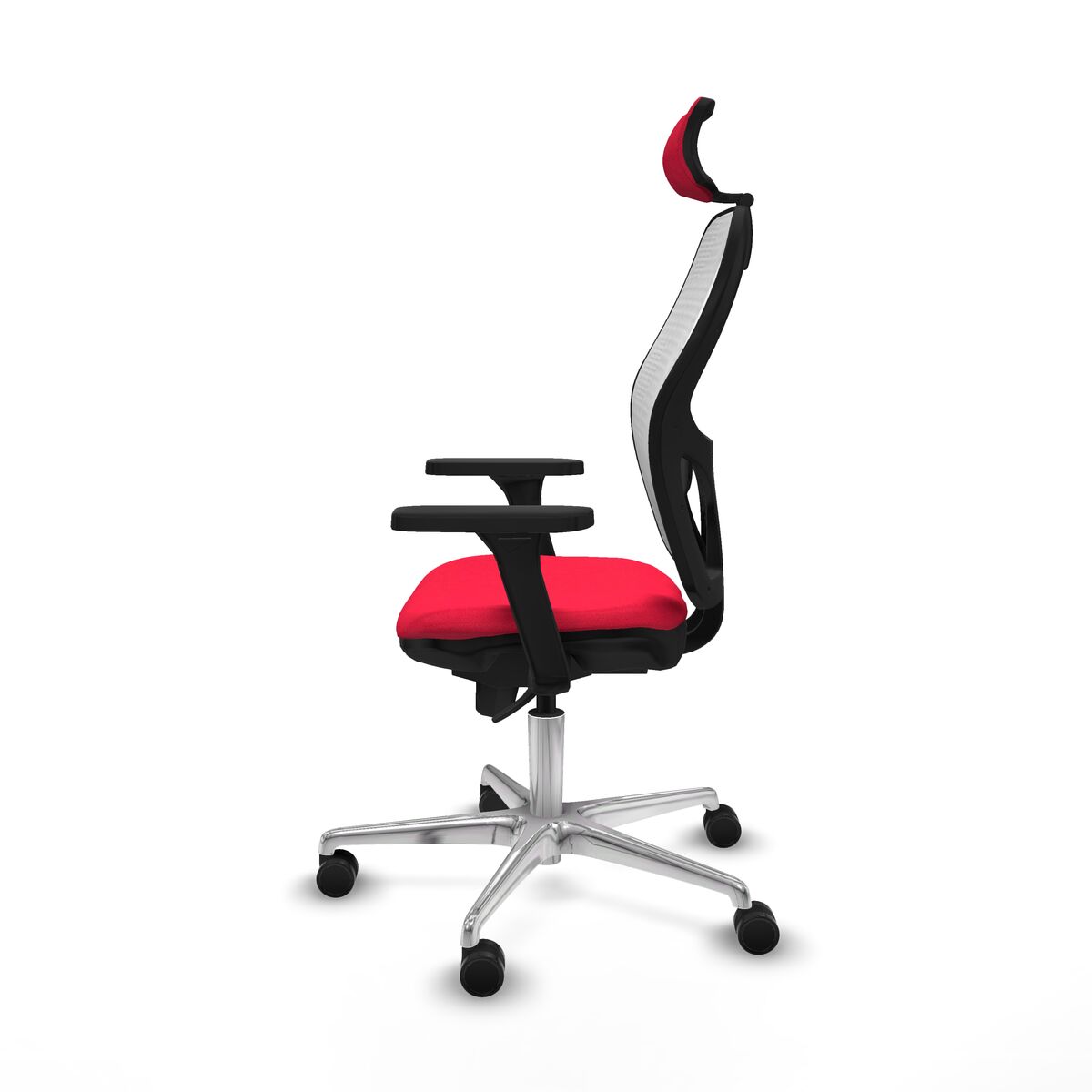 Silla de Oficina con Cabecero Piqueras y Crespo 3D086N2 Rojo