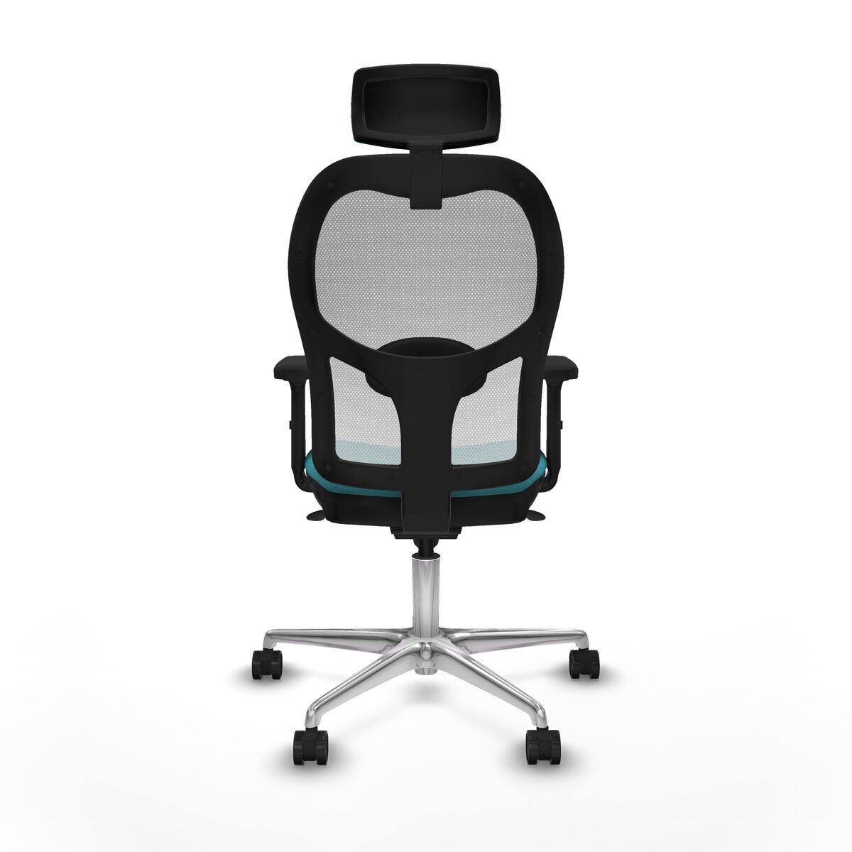 Silla de Oficina con Cabecero Piqueras y Crespo 2D086N2 Turquesa