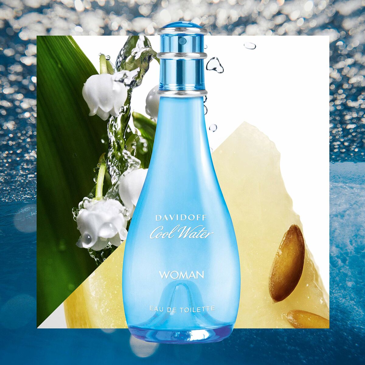 Perfume Mujer Davidoff Cool Water Woman EDT 50 ml (1 unidad)
