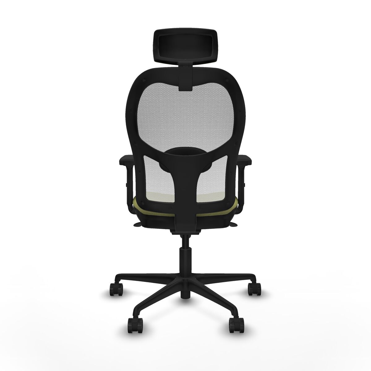 Silla de Oficina con Cabecero Piqueras y Crespo 2D036N2 Verde