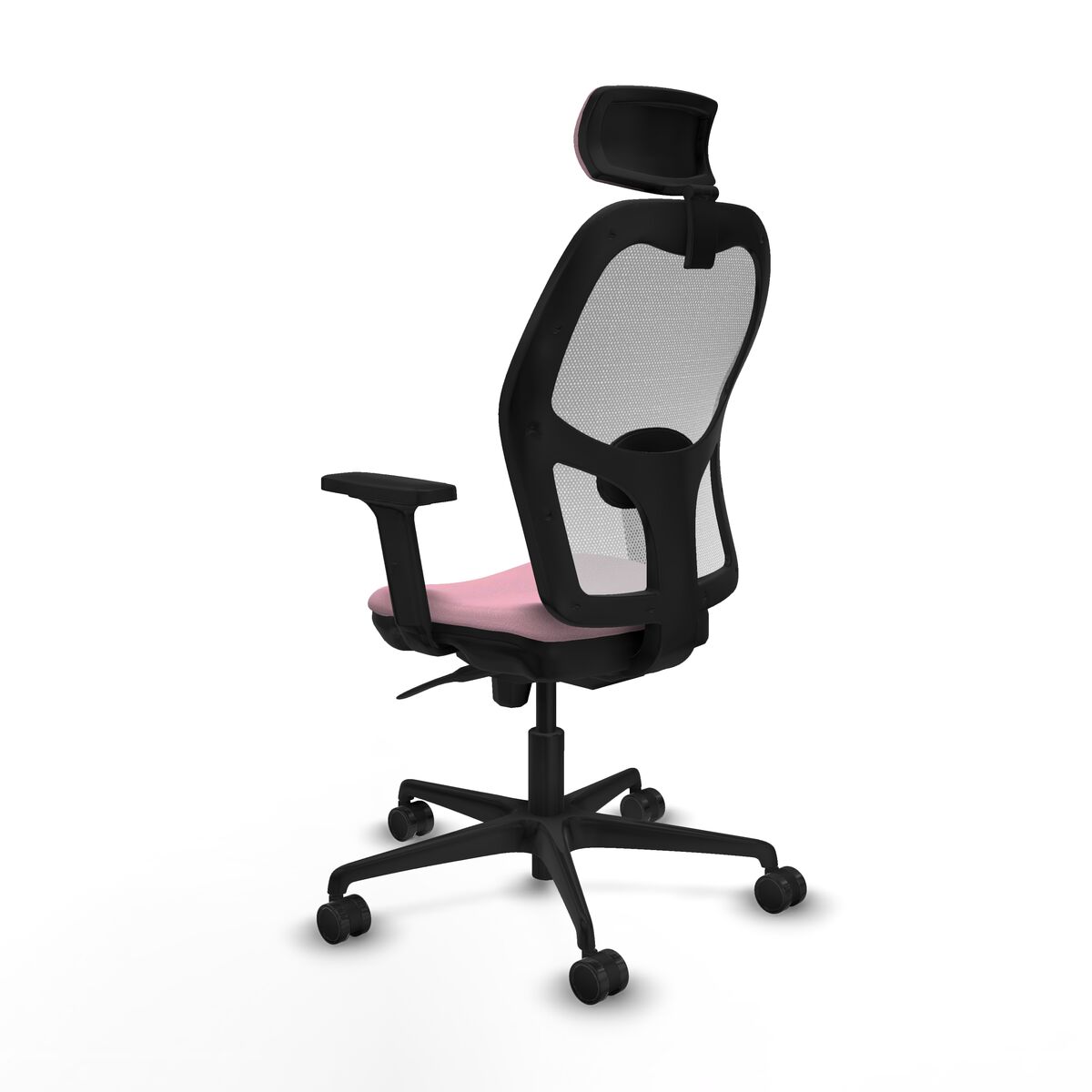 Silla de Oficina con Cabecero Piqueras y Crespo 2D036N2 Rosa