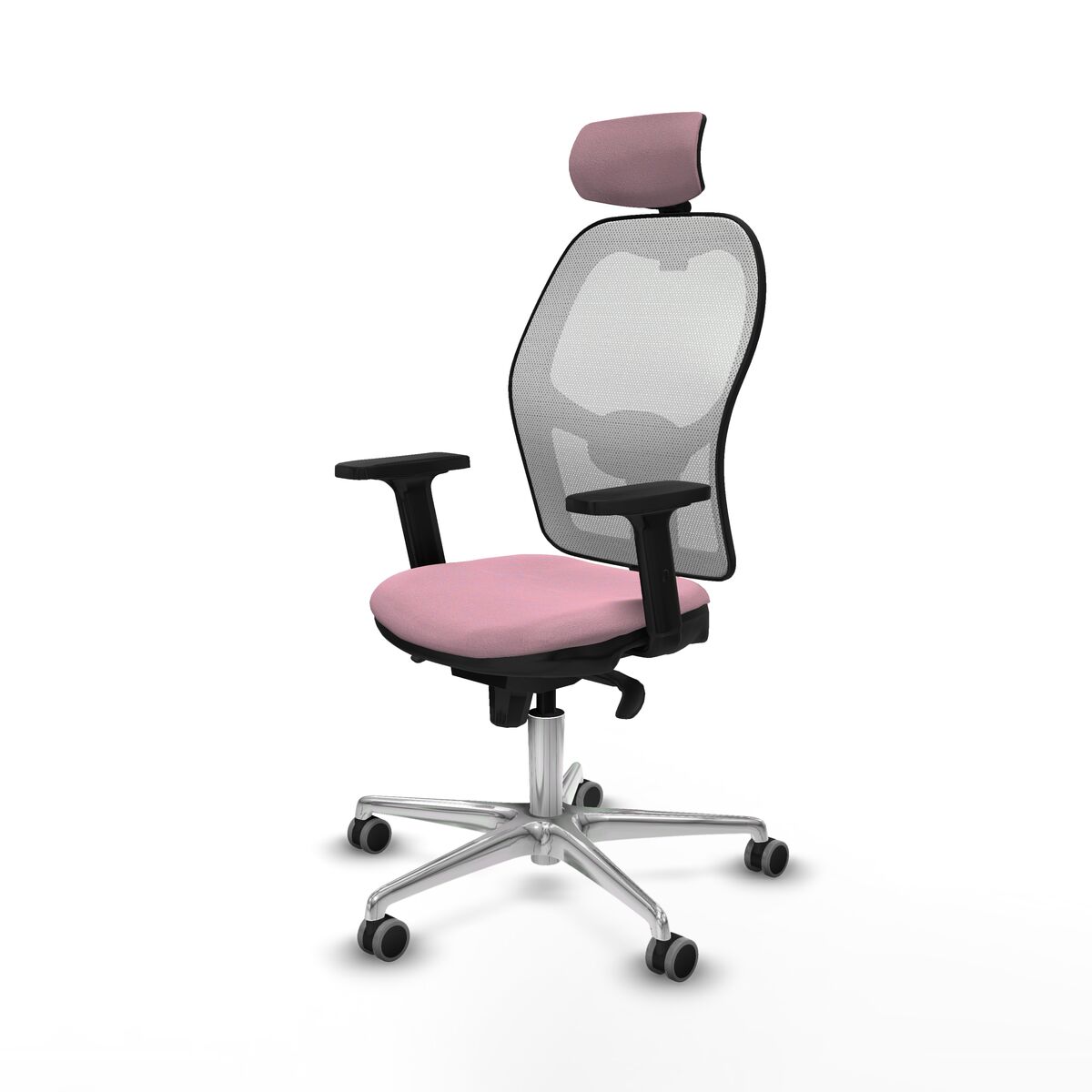 Silla de Oficina con Cabecero Piqueras y Crespo 2D086G2 Rosa