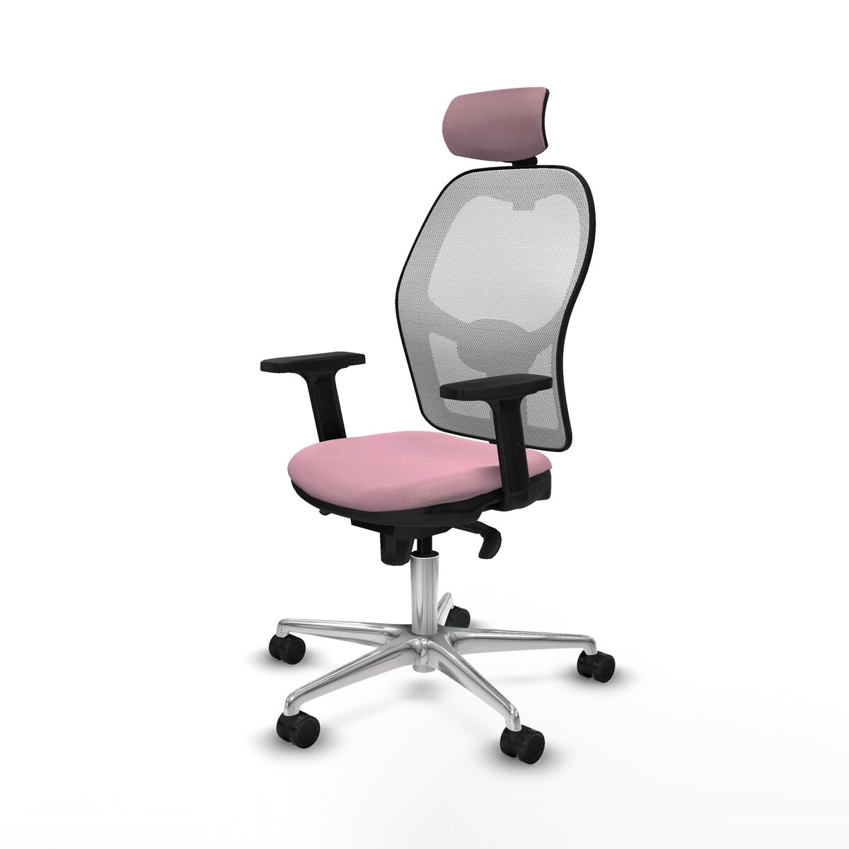Silla de Oficina con Cabecero Piqueras y Crespo 2D086N2 Rosa