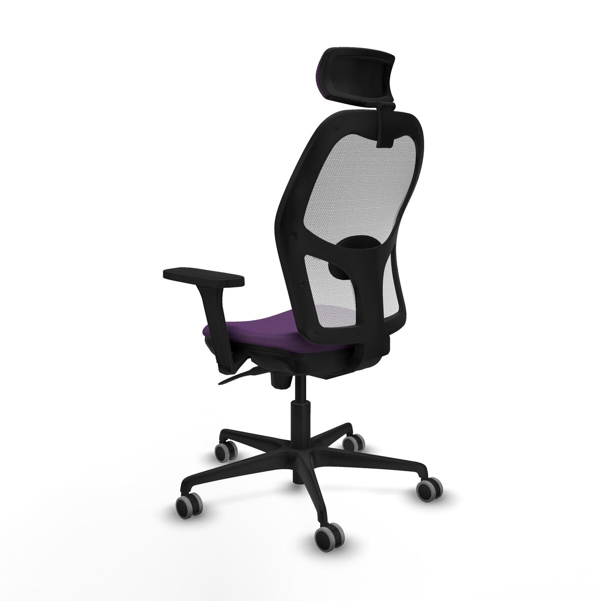 Silla de Oficina con Cabecero Piqueras y Crespo 3D036G2 Morado