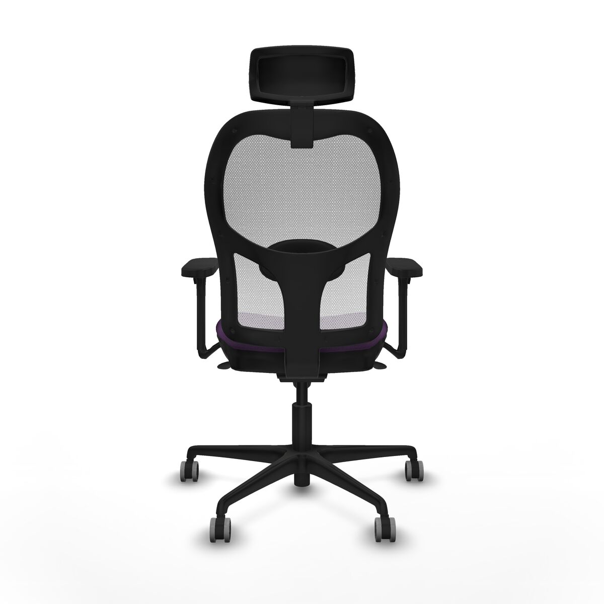 Silla de Oficina con Cabecero Piqueras y Crespo 3D036G2 Morado