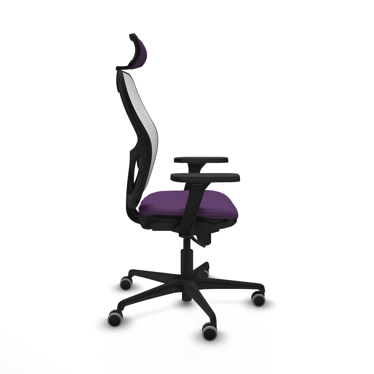 Silla de Oficina con Cabecero Piqueras y Crespo 3D036G2 Morado