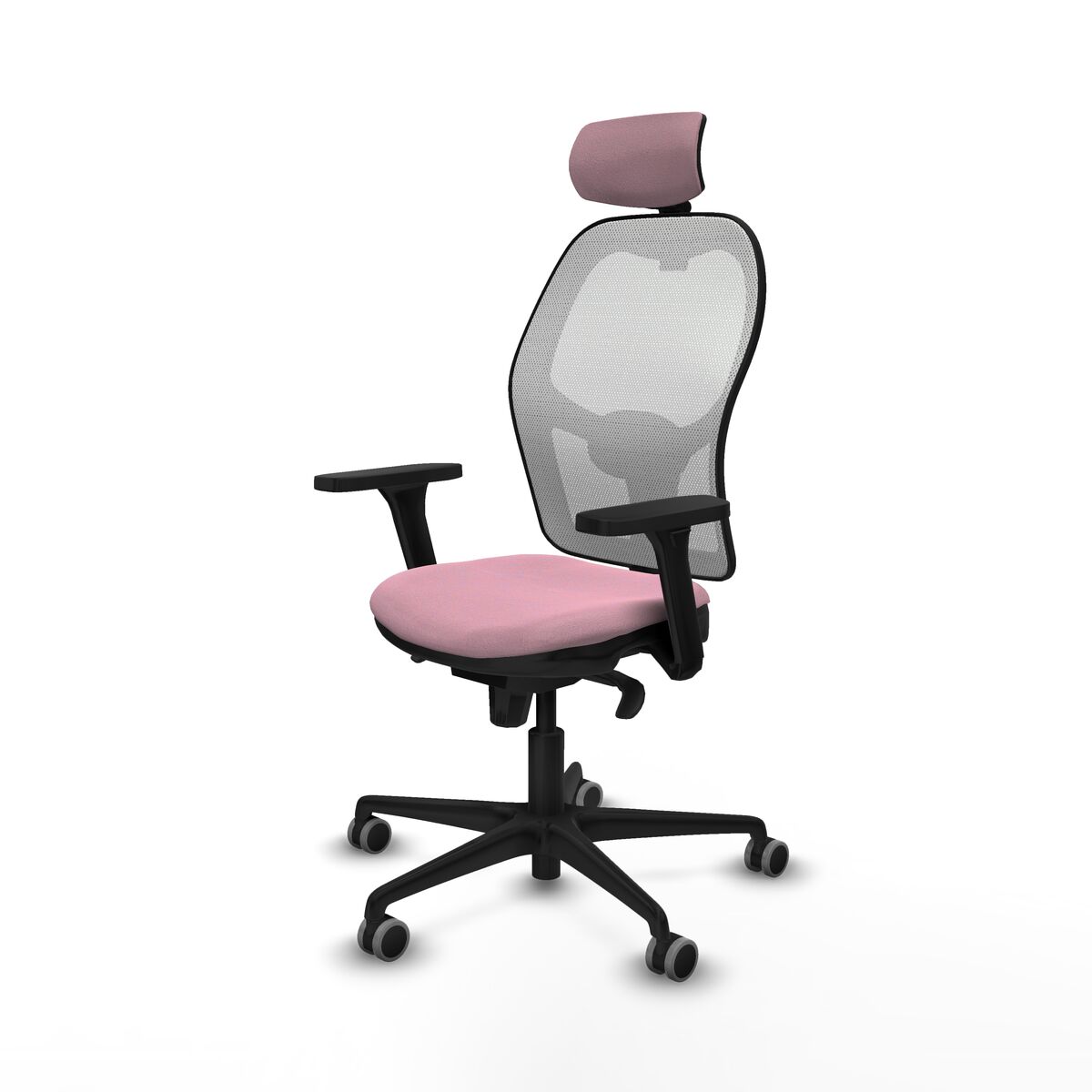 Silla de Oficina con Cabecero Piqueras y Crespo 3D036G2 Rosa