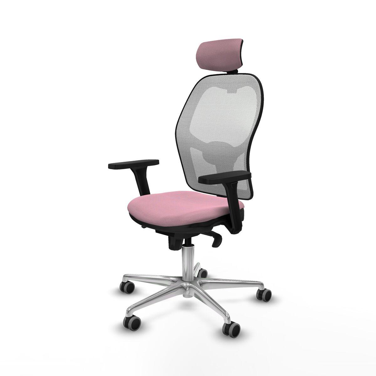 Silla de Oficina con Cabecero Piqueras y Crespo 3D086G2 Rosa