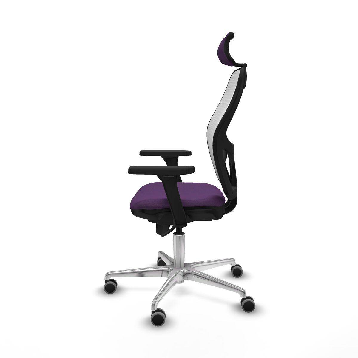 Silla de Oficina con Cabecero Piqueras y Crespo 3D086G2 Morado