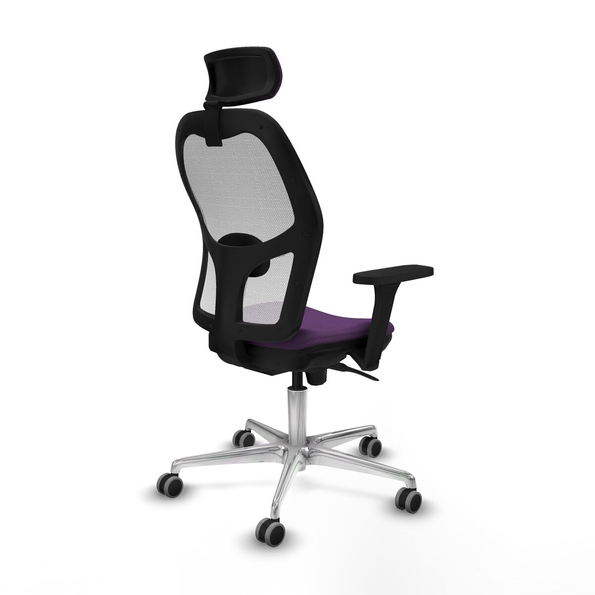 Silla de Oficina con Cabecero Piqueras y Crespo 3D086G2 Morado