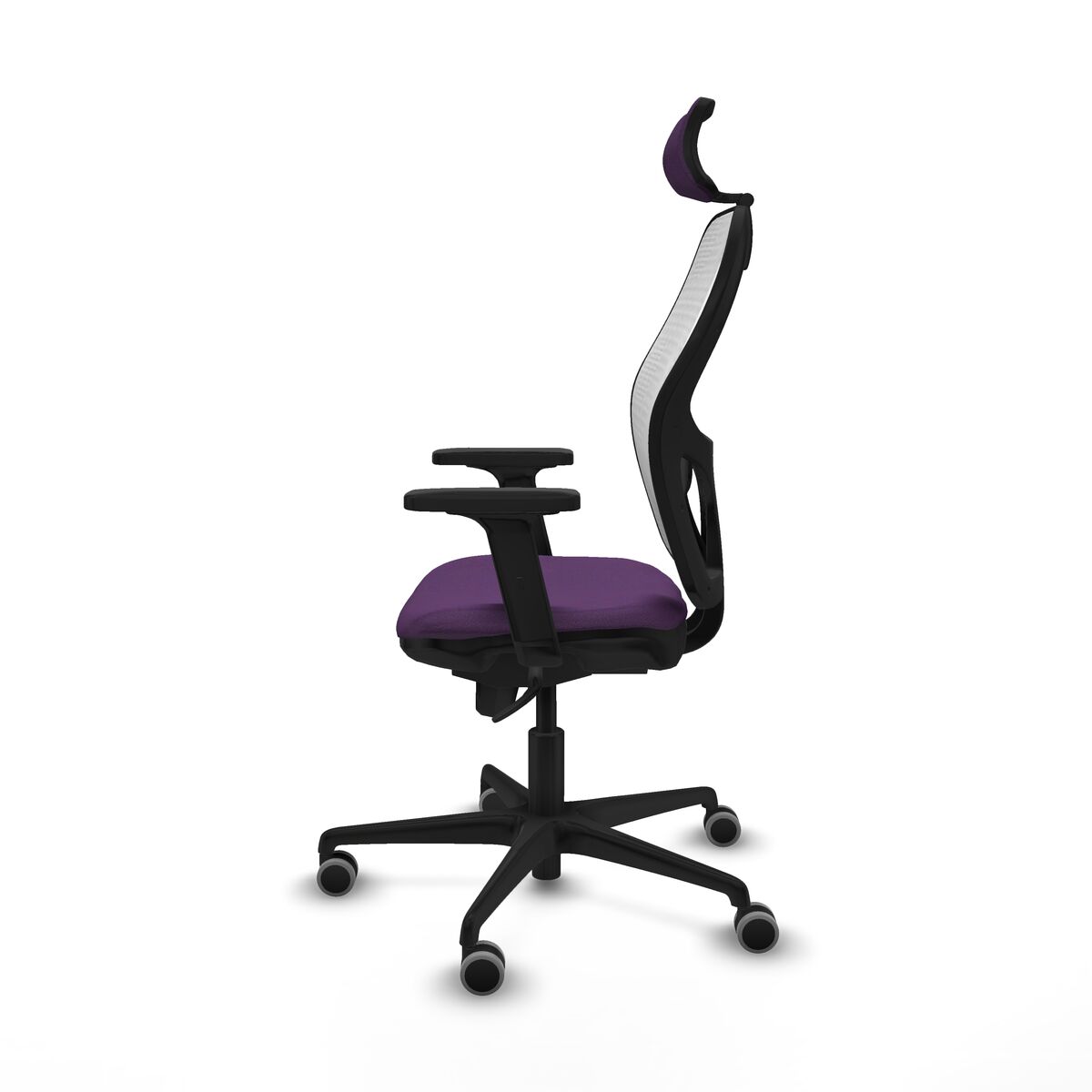 Silla de Oficina con Cabecero Piqueras y Crespo 2D036G2 Morado